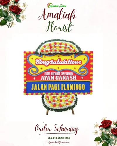 Bunga Papan Congratulation di Cisaranten